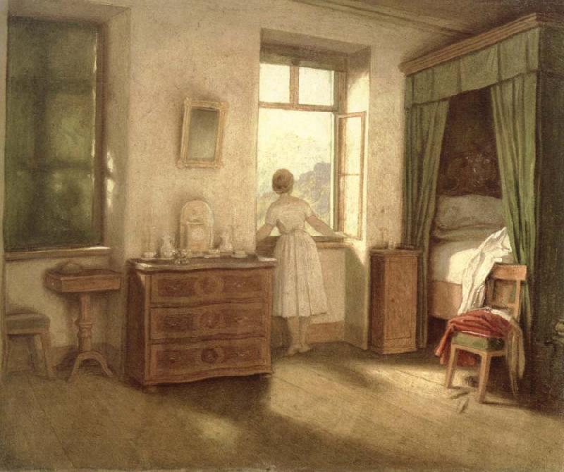 Moritz von Schwind the morning hour oil painting image